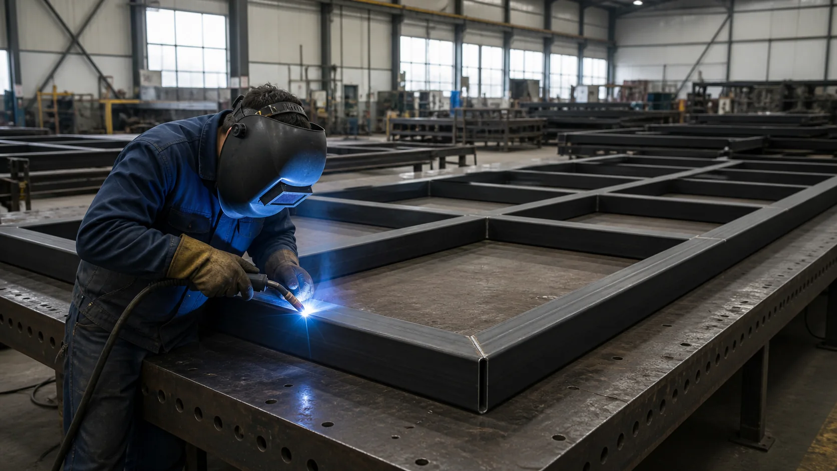 Concept image of frame welding