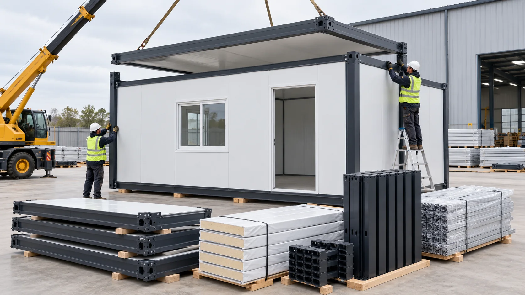 Flat-Pack Container Houses project reference