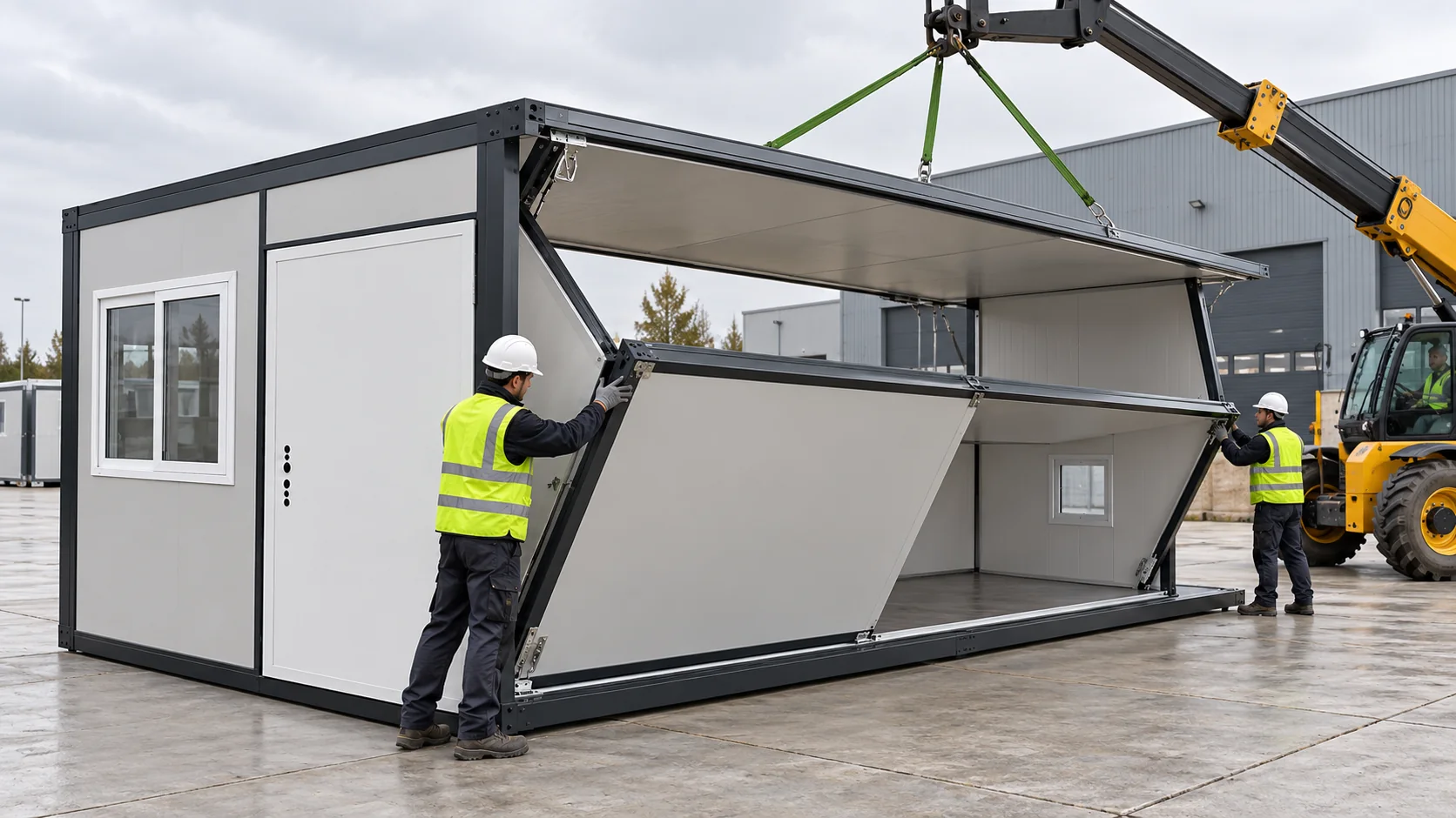 Z-Folding Container Houses project reference
