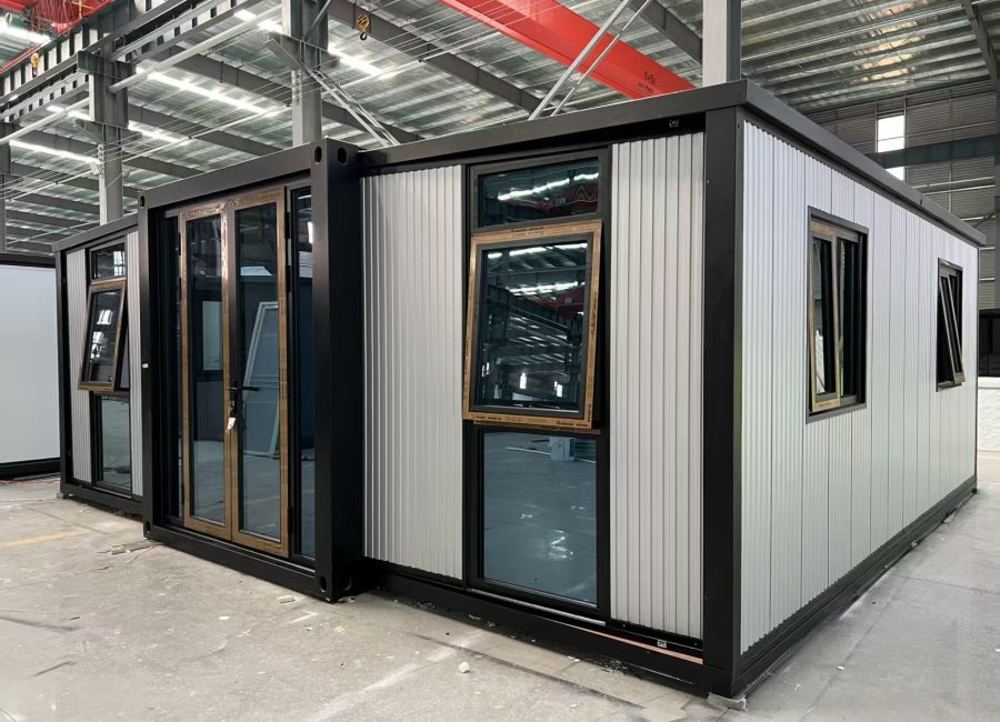 Grey-Clad Portable Container Room