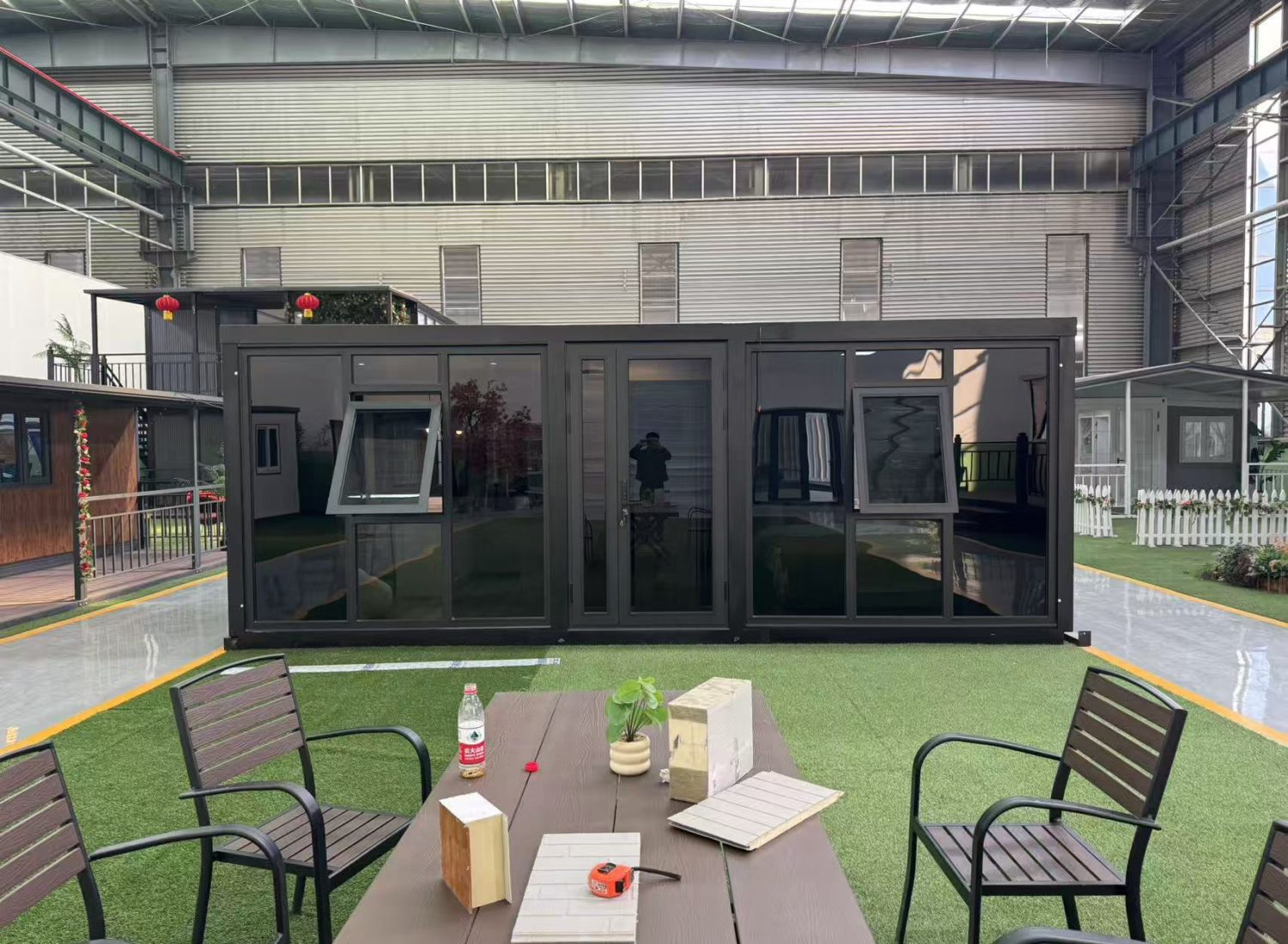 Panoramic Glass Modular Office Cabin