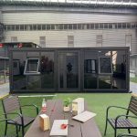 Panoramic Glass Modular Office Cabin - factory reference photo 1
