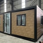 Wood-Look Portable Modular Cabin - factory reference photo 2