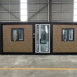 Wood-Look Portable Modular Cabin - factory reference photo 3