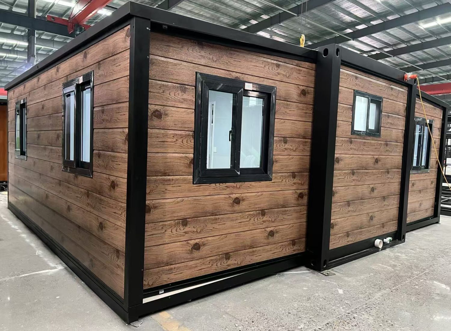Wood-Look Portable Modular Cabin