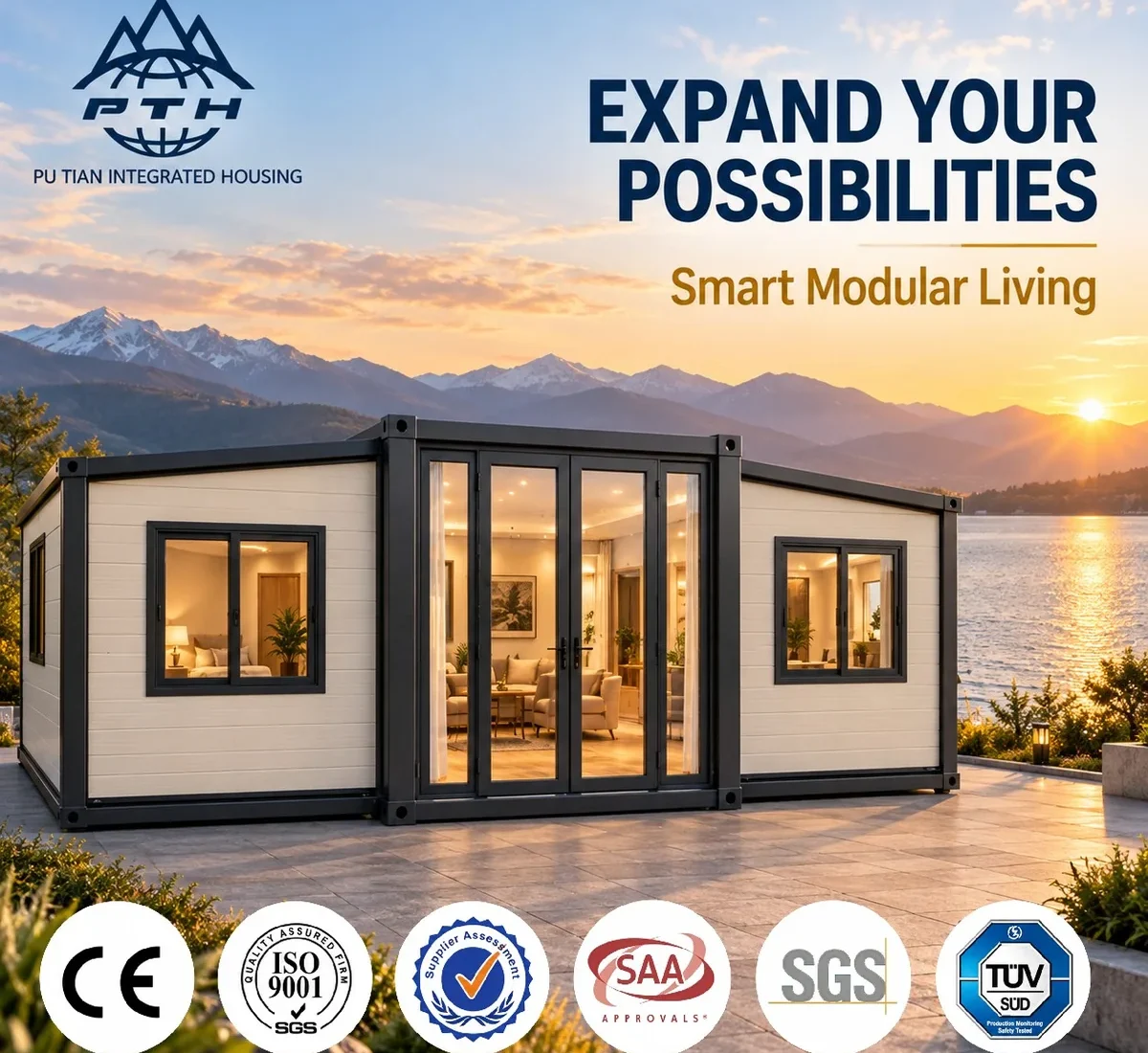 20FT Holiday Cabin Expandable Container House