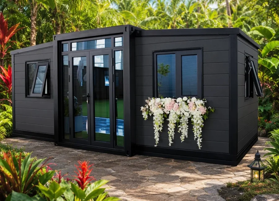 X-Type Folding Container House