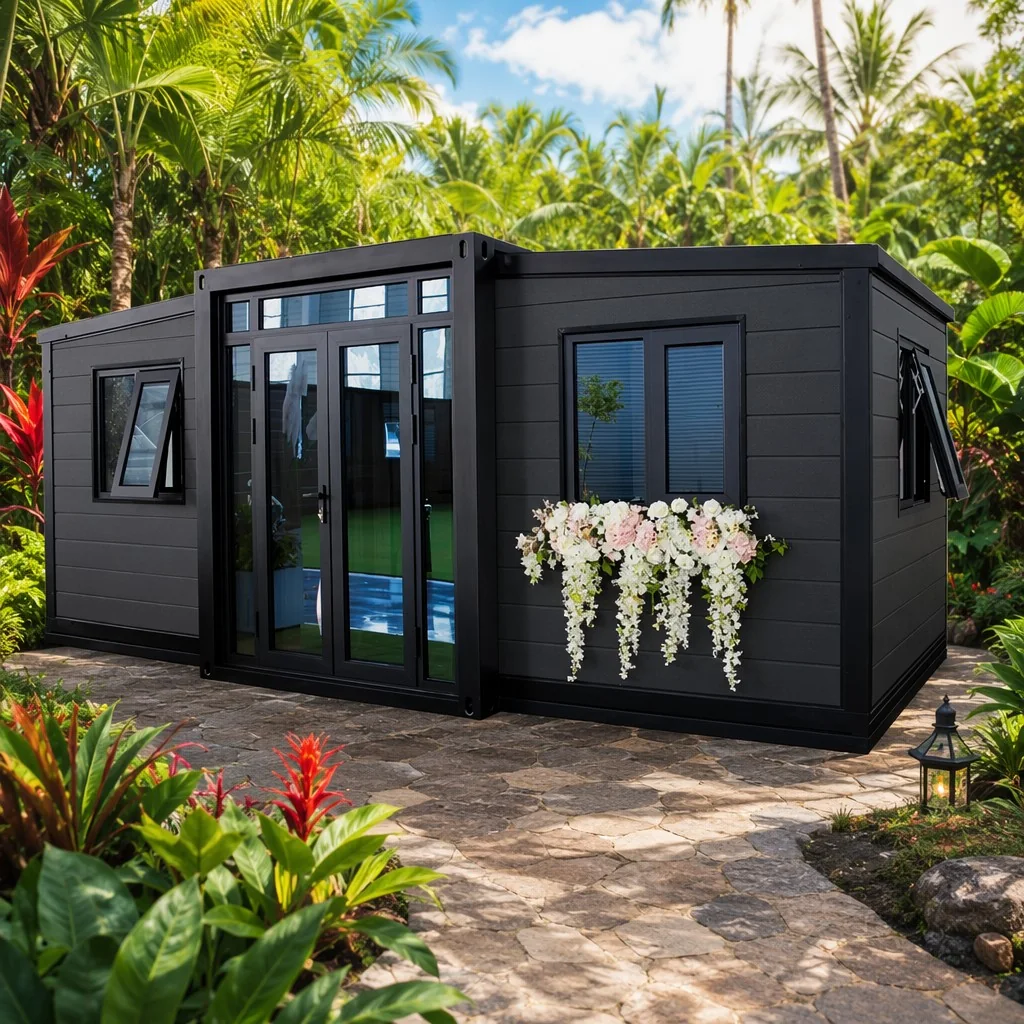 X-Type Folding Container House
