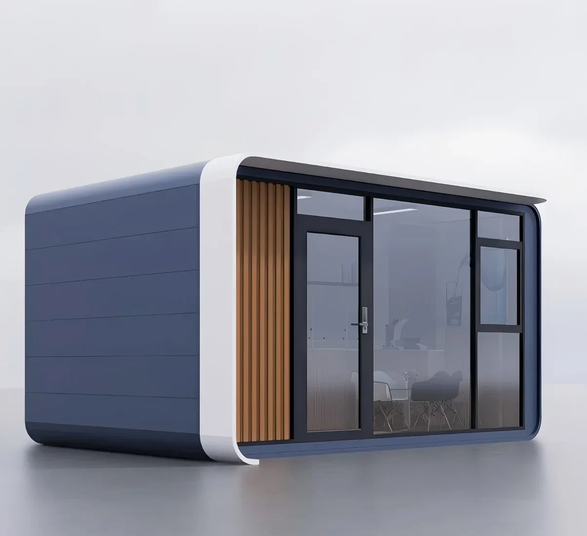 Compact Apple Cabin Office Pod